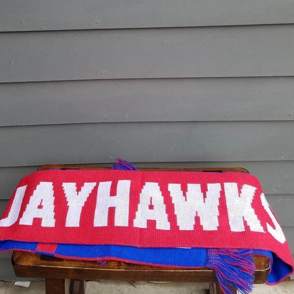 Kansas University KU Blue/Red/White Rock Chalk Jayhawks OS